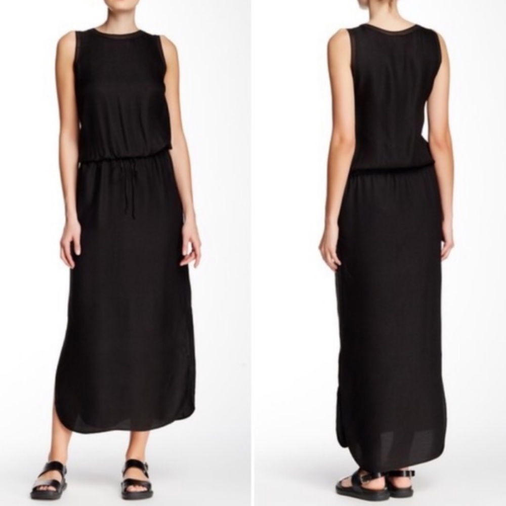 Vince Silk Jacquard Maxi Dress